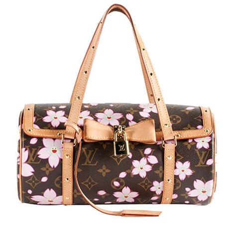 louis vuitton limited edition cherry blossom papillon satchel handbag|louis vuitton cherry blossom speedy.